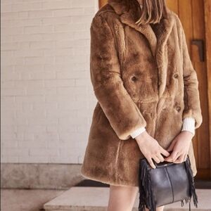 Maje Faux Fur Jacket - 38